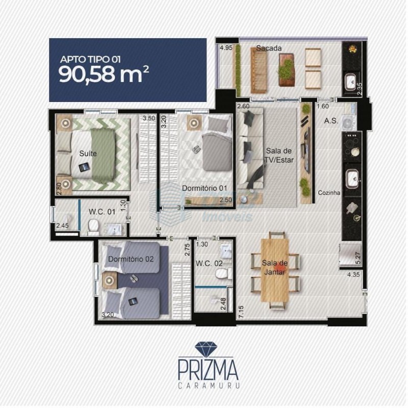 OPB Imóveis | Imobiliária em Ribeirão Preto | SP - Apartamento - Jardim Sumare - Ribeirão Preto